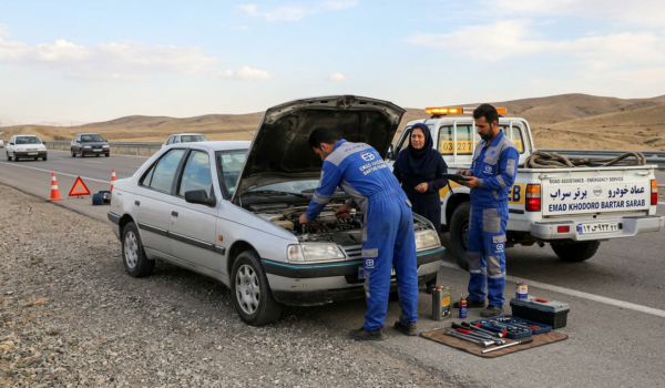 خدمات امدادی خودرو در سراب