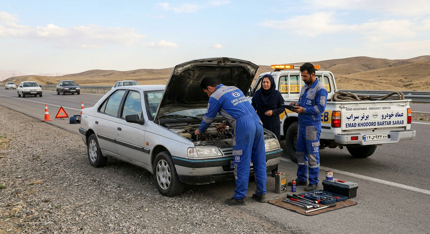 خدمات امدادی خودرو در سراب